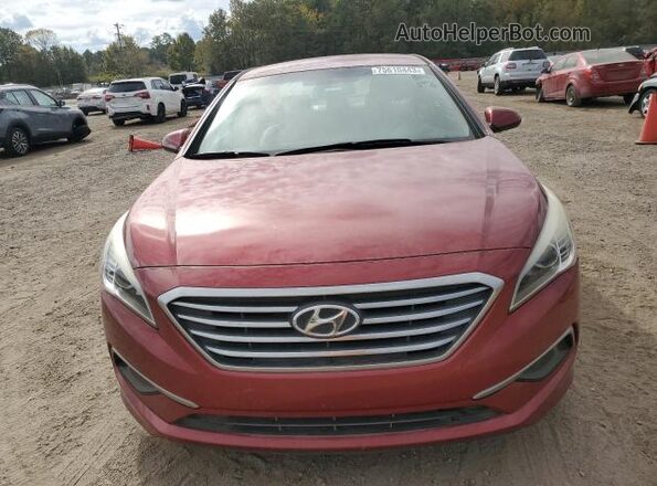 5NPE24AFXGH428262 2016 HYUNDAI SONATA Red წინა ხედი
