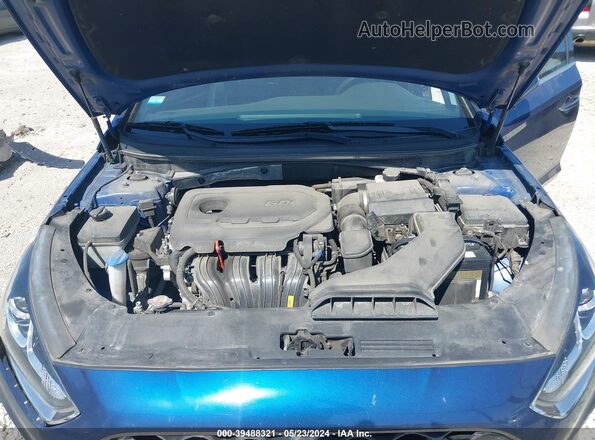 5NPE34AF8JH649721 2018 HYUNDAI SONATA Blue Vista trasera