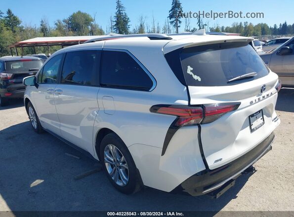 5TDESKFCXMS027643 2021 TOYOTA SIENNA White Задня ліва чверть