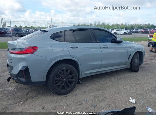 5UX33DT07R9V14782 2024 BMW X4 Gray უკანა მარჯვენა