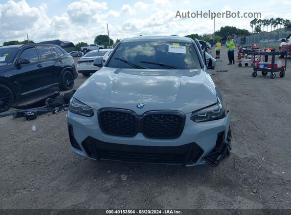 5UX33DT07R9V14782 2024 BMW X4 Gray ხელსაწყოთა პანელის ხედი