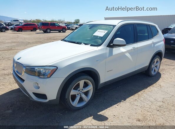 5UXWZ7C37H0X42033 2017 BMW X3 White Передня ліва чверть