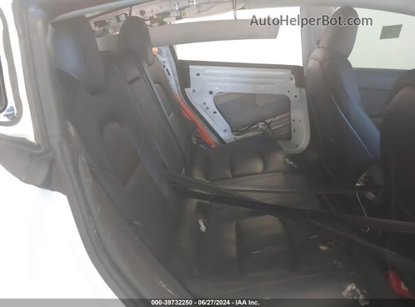 5YJ3E1EB1NF360367 2022 TESLA MODEL 3 White Widok naklejki z numerem VIN