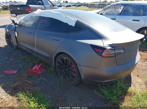 5YJ3E1EB3JF072456 2018 TESLA MODEL 3 Серый Задняя левая четверть