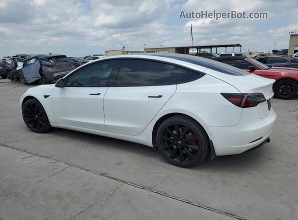 5YJ3E1EBXKF454663 2019 TESLA MODEL White Հետևի աջ