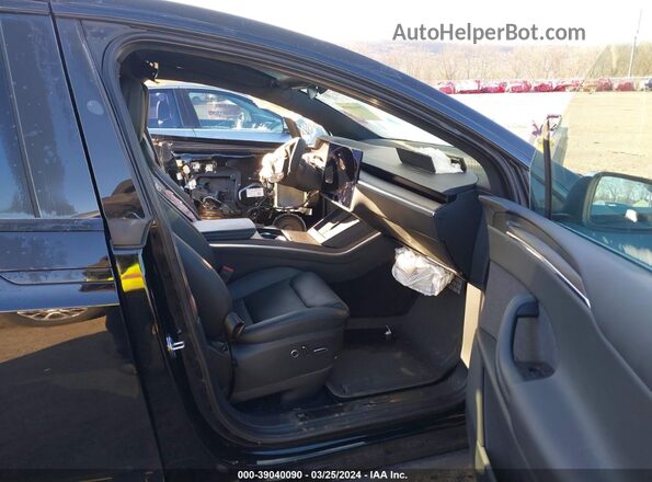 7SAXCDE57PF408446 2023 TESLA MODEL X Black Սալոնի դիմացի տեսք