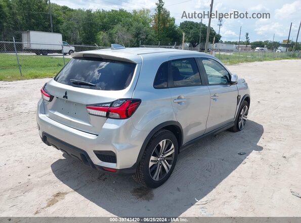 JA4AP3AU7LU020269 2020 MITSUBISHI OUTLANDER SPORT Silver Задня права чверть