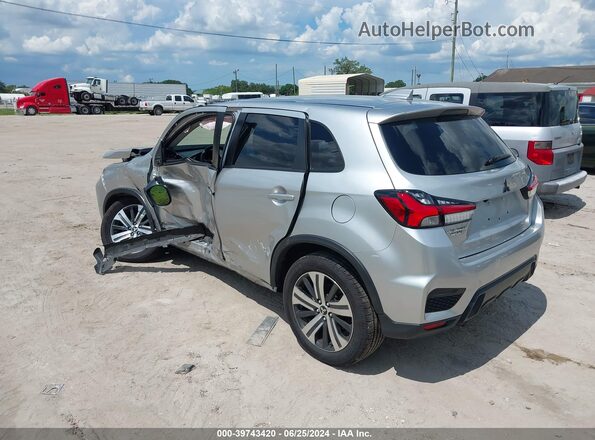 JA4AP3AU7LU020269 2020 MITSUBISHI OUTLANDER SPORT Silver Задня ліва чверть