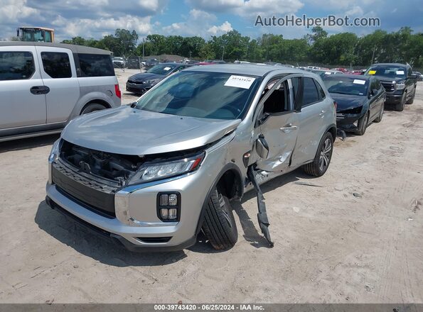 JA4AP3AU7LU020269 2020 MITSUBISHI OUTLANDER SPORT Silver Передня ліва чверть