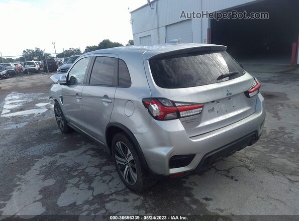 JA4AR3AU7LU019374 2020 MITSUBISHI OUTLANDER SPORT Silver Trasero izquierdo
