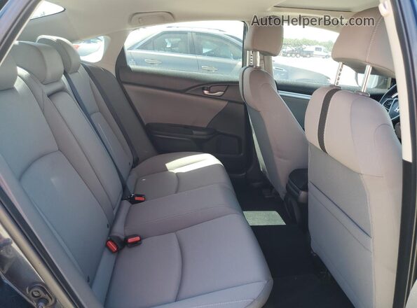 JHMFC1F39JX003057 2018 HONDA CIVIC Blue უკანა სავარძლების ხედი