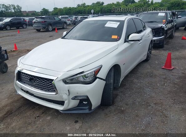 JN1EV7AP9KM540943 2019 INFINITI Q50 White Widok z przodu