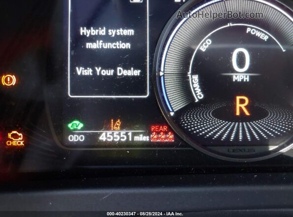 JTHU9JBH7K2014595 2019 LEXUS UX 250H Black 