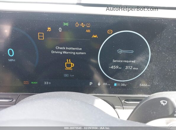 KM8HC3A64RU005606 2024 HYUNDAI KONA ELECTRIC White 