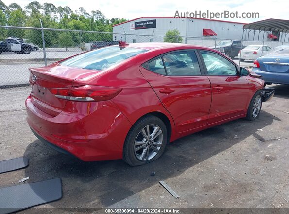 KMHD84LF5HU388215 2017 HYUNDAI ELANTRA Red Задня права чверть