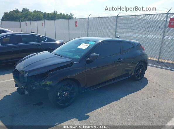 KMHTH6AB0LU021724 2020 HYUNDAI VELOSTER Black Передня ліва чверть