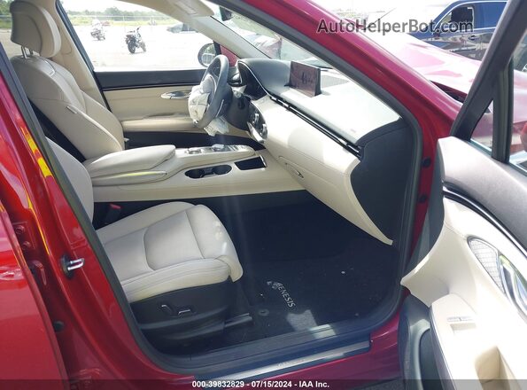 KMUMADTB2PU078752 2023 GENESIS GV70 Red წინა სალონის ხედი