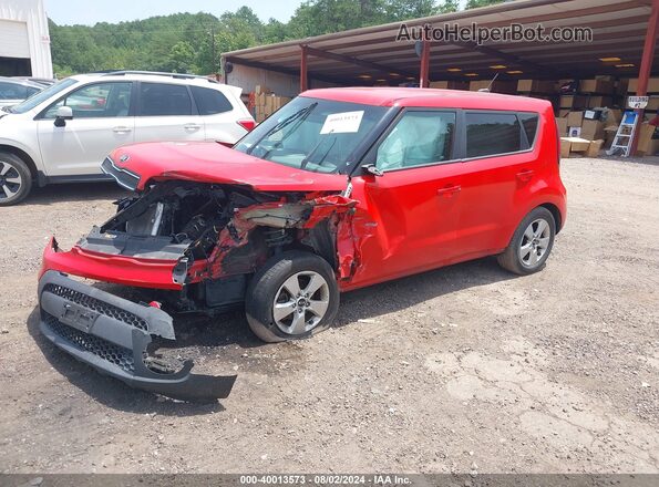 KNDJN2A23K7672081 2019 KIA SOUL Red Vista tres cuartos delantera izquierda