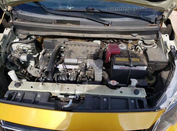 ML32AUHJ5MH002332 2021 MITSUBISHI MIRAGE Yellow Rear interior view