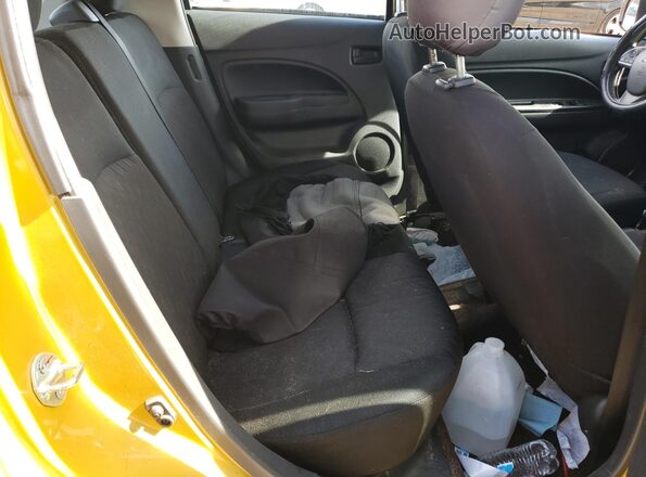 ML32AUHJ5MH002332 2021 MITSUBISHI MIRAGE Yellow Rear seats view