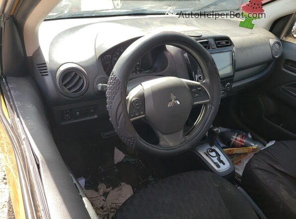 ML32AUHJ5MH002332 2021 MITSUBISHI MIRAGE Yellow Dashboard view