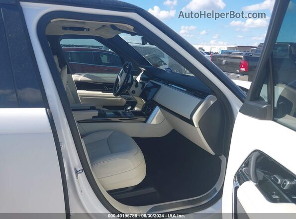 SALKP9FU0PA079783 2023 LAND ROVER RANGE ROVER White Widok wnętrza z przodu