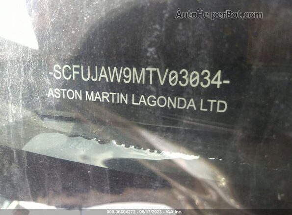 SCFVUJAW0MTV03004 2021 ASTON MARTIN DBX Silver 