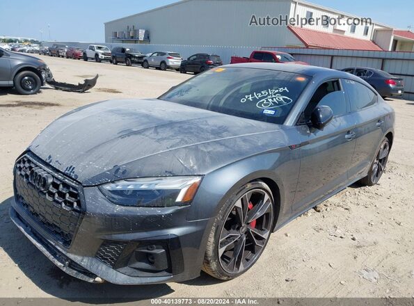 WAUC4CF52MA063149 2021 AUDI S5 Gray Առջևի ձախ երեք քառորդ տեսարան
