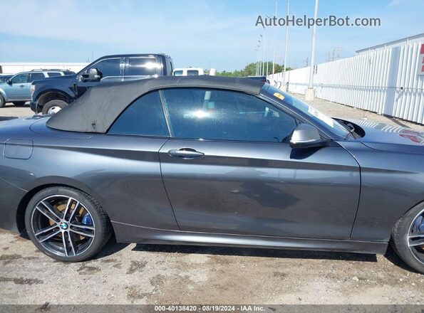 WBA2N1C55JVC28118 2018 BMW M2 Gray Вид задньої частини салону