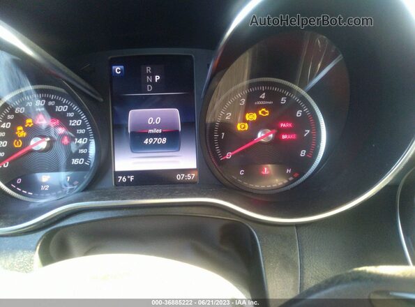 WDC0J4KB1KF543225 2019 MERCEDES-BENZ GLC 300 COUPE White Widok tylnych siedzeń