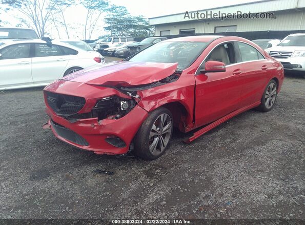 WDDSJ4EB9KN714079 2019 MERCEDES-BENZ CLA 250 Красный Передняя левая четверть
