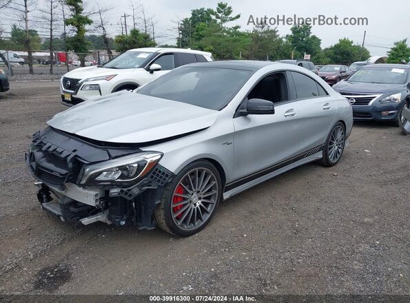 WDDSJ5CB2JN577753 2018 MERCEDES-BENZ AMG CLA 45 Silver Առջևի ձախ երեք քառորդ տեսարան