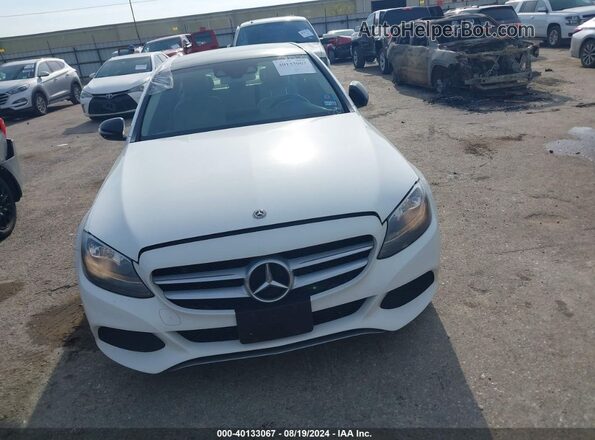 WDDWF4JB2JR312629 2018 MERCEDES-BENZ C White ხელსაწყოთა პანელის ხედი
