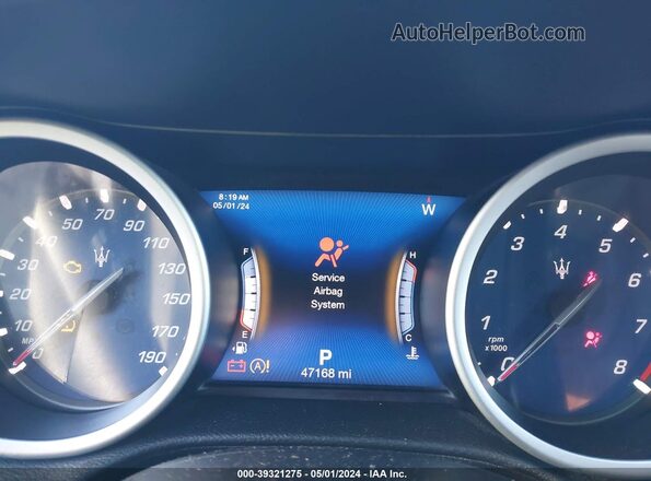 ZAM57XSA9J1300367 2018 MASERATI GHIBLI Белый Вид задних сидений