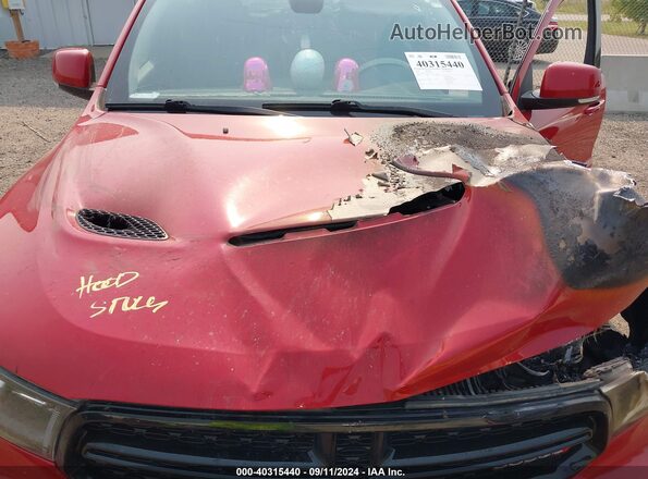 1C4RDJDG4JC232139 2018 DODGE DURANGO Red Rear view