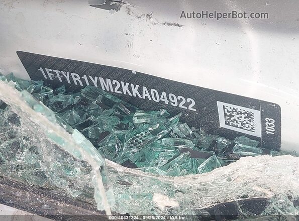 1FTYR1YM2KKA04922 2019 FORD TRANSIT White Вид підкапотного простору