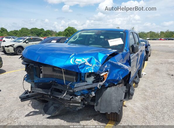 1GCGSBEA8M1194900 2021 CHEVROLET COLORADO Blue Դիմացի տեսք