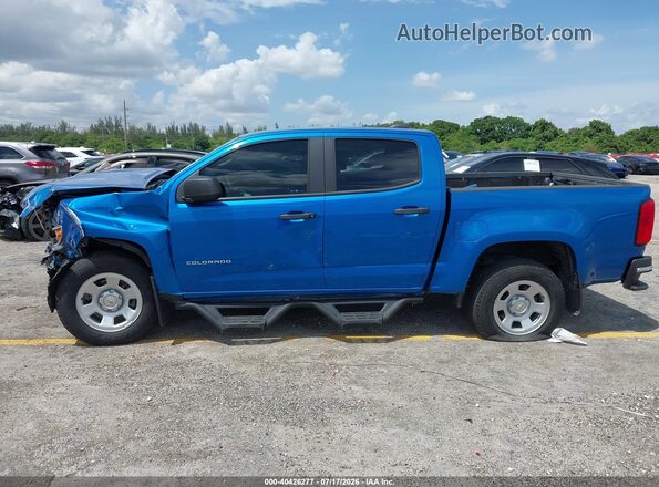 1GCGSBEA8M1194900 2021 CHEVROLET COLORADO Blue 