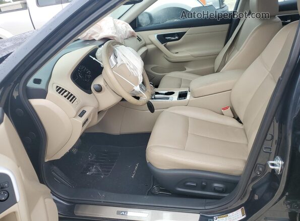 1N4AL3AP4HC257414 2017 NISSAN ALTIMA Black წინა სალონის ხედი