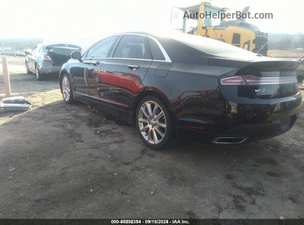 3LN6L2LU0GR603113 2016 LINCOLN MKZ HYBRID Черный Задняя левая четверть