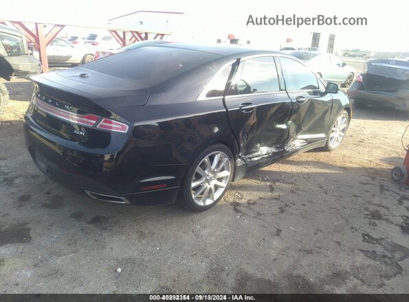 3LN6L2LU0GR603113 2016 LINCOLN MKZ HYBRID Черный Задняя правая четверть