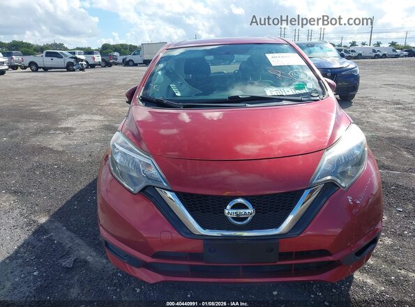 3N1CE2CP9KL365322 2019 NISSAN VERSA NOTE Red Instrument cluster view