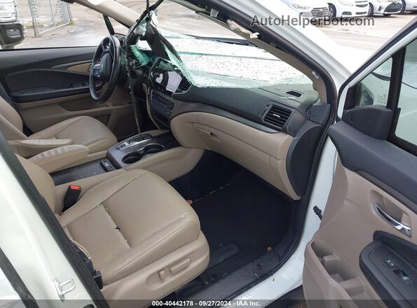 5FNYF6H53MB094161 2021 HONDA PILOT White Widok wnętrza z przodu