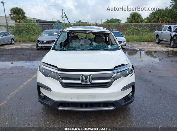 5FNYF6H53MB094161 2021 HONDA PILOT White Widok deski rozdzielczej
