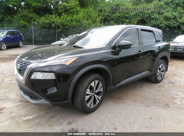 5N1AT3BB0MC776530 2021 NISSAN ROGUE Black Vista tres cuartos delantera izquierda