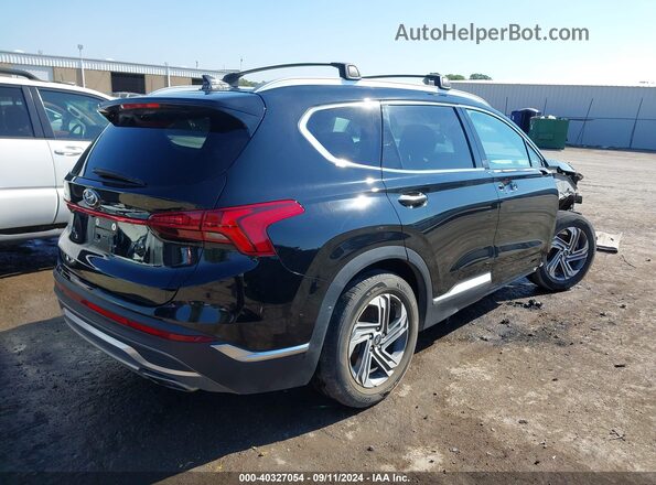 5NMS34AJ7MH365750 2021 HYUNDAI SANTA FE Черный Задняя правая четверть