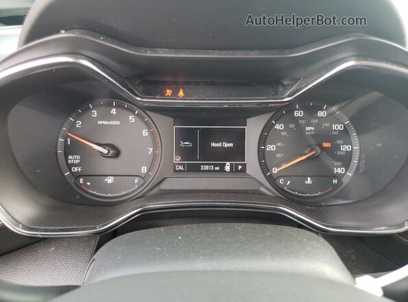 KL79MVSL7PB181917 2023 CHEVROLET TRAILBLAZER Gray Вид щитка приладів