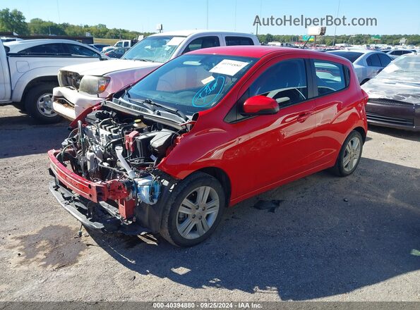 KL8CD6SA4JC435512 2018 CHEVROLET SPARK Red წინა მარცხენა ხედი სამი მეოთხედიდან