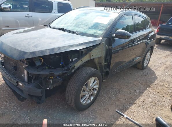 KM8J33A44HU528798 2017 HYUNDAI TUCSON Black წინა მარცხენა ხედი სამი მეოთხედიდან