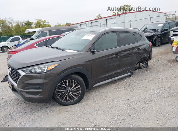 KM8J33AL1KU054372 2019 HYUNDAI TUCSON Gray Front left